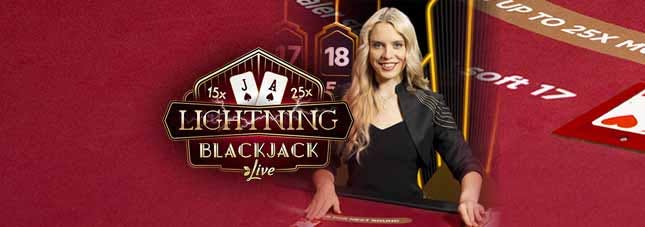 Lightning Blackjack Live